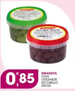 Rosa Cash Olive verdi/nere secchiello granata offerta