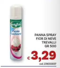 Vivo Supermercati Panna spray fior di neve Trevalli offerta