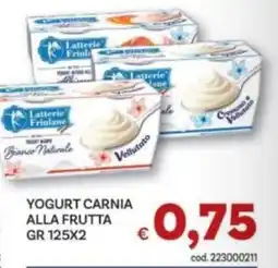 Vivo Supermercati Yogurt Carnia alla frutta offerta