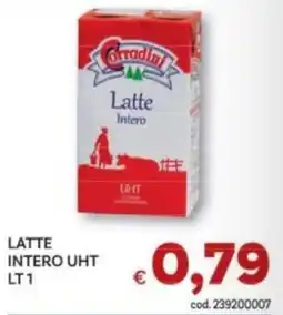 Vivo Supermercati Latte intero UHT Corradini offerta