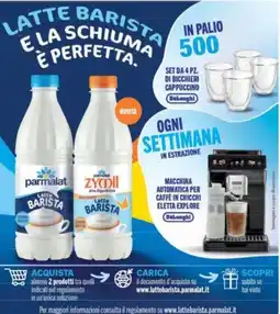 Vivo Supermercati Latte Barista Parmalat offerta