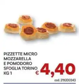 Vivo Supermercati Pizzette micro mozzarella e pomodoro sfoglia torino offerta