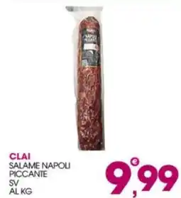 Rosa Cash Clai salame napoli piccante offerta