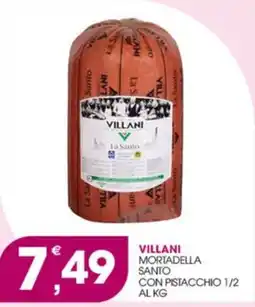Rosa Cash Villani mortadella santo con pistacchio offerta