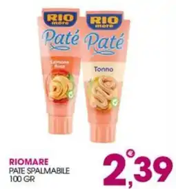 Rosa Cash Riomare pate spalmabile offerta