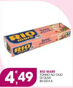 Rosa Cash Rio mare tonno all'olio di oliva offerta