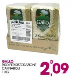 Rosa Cash Gallo riso per ristorazione carnaroli offerta
