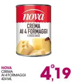 Rosa Cash Nova crema ai 4 formaggi offerta