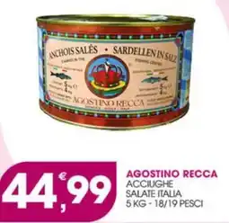 Rosa Cash Acciughe salate Italia Agostino Recca offerta