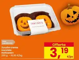 Interspar Zucche crema nocciola Halloween Fantinato offerta