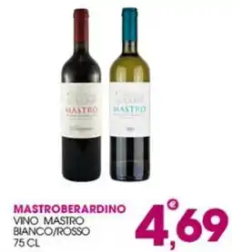 Rosa Cash Vino Mastro Bianco/Rosso offerta
