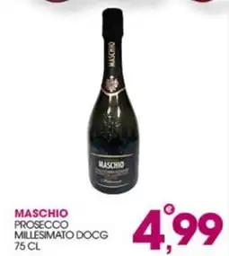 Rosa Cash Maschio Prosecco Millesimato DOCG offerta