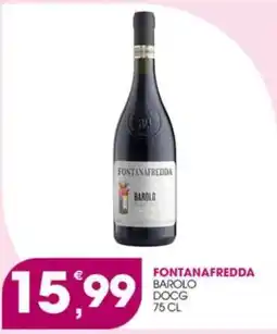 Rosa Cash Fontanafredda Barolo DOCG offerta