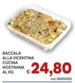 Vivo Supermercati Baccalà alla vicentina cucina nostrana offerta