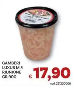 Vivo Supermercati Gamberi Luxus M.F. Riunione offerta