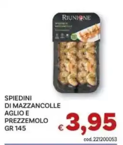 Vivo Supermercati Spiedini di mazzancolle aglio e prezzemolo Riunione offerta
