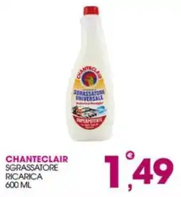 Rosa Cash Chanteclair sgrassatore universale offerta