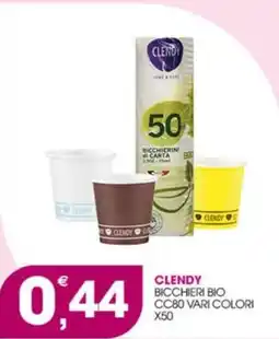 Rosa Cash Clendy bicchieri bio offerta