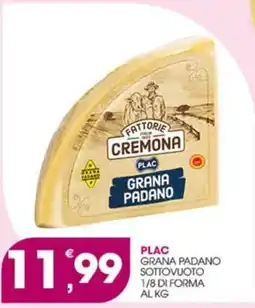 Rosa Cash PLAC Grana Padano offerta
