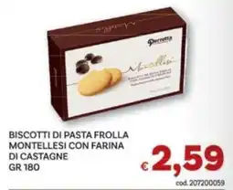 Vivo Supermercati Biscotti di pasta frolla Montellesi con farina di castagne Perrotta offerta