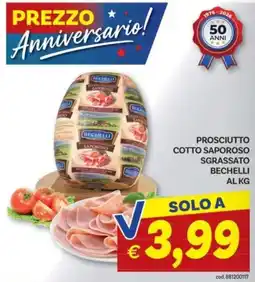 Vivo Supermercati Prosciutto cotto saporoso Bechelli offerta