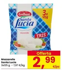 Interspar Mozzarelle Santa Lucia offerta