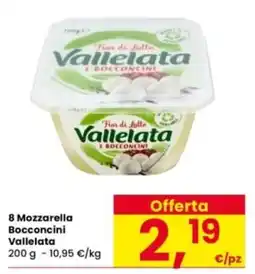 Interspar Mozzarella Bocconcini Vallelata offerta