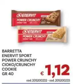 Vivo Supermercati Barretta Enervit Sport Power Crunchy Cioko/Crunchy Cookie offerta