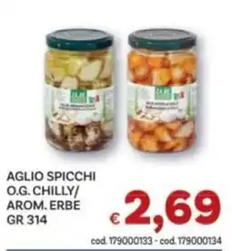 Vivo Supermercati Aglio spicchi O.G. Chilly/Arom. Erbe offerta