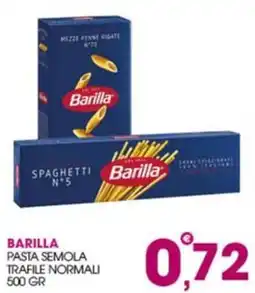 Rosa Cash Barilla pasta semola trafilate normali offerta