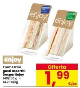 Interspar Tramezzini gusti assortiti Despar Enjoy offerta