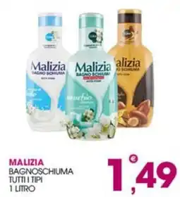 Rosa Cash Malizia bagnoschiuma offerta