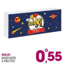 Rosa Cash Maxi Fazzoletti offerta