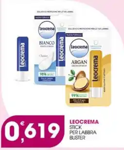 Rosa Cash Leocrema stick per labbra blister offerta