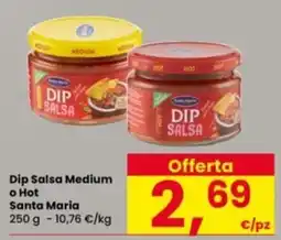 Interspar Dip Salsa Medium o Hot Santa Maria offerta