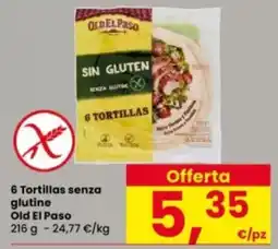 Interspar Tortillas senza glutine Old El Paso offerta