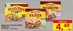 Interspar Kit per Taco, Burrito o Fajita Old El Paso offerta