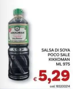 Vivo Supermercati Salsa di soya poco sale Kikkoman offerta