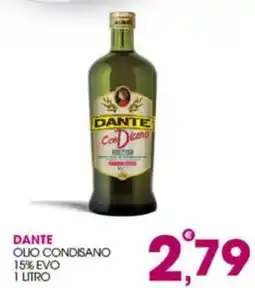Rosa Cash Dante olio condisan offerta