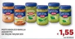 Vivo Supermercati Pesto basilico Barilla assortito offerta