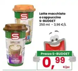 Interspar Latte macchiato o cappuccino S-BUDGET offerta