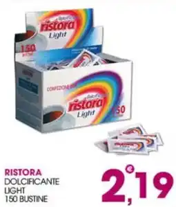 Rosa Cash Ristora dolcificante light offerta