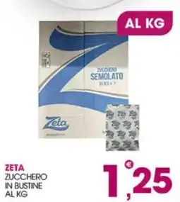 Rosa Cash Zeta zucchero in bustine offerta