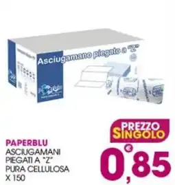 Rosa Cash Paperblu asciugamani piegati a "z" offerta