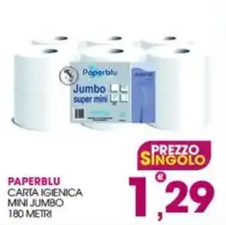 Rosa Cash Paperblu carta igienica mini jumbo offerta
