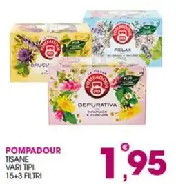 Rosa Cash Pompadour tisane offerta