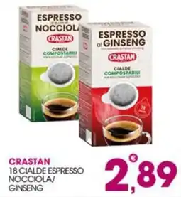 Rosa Cash Cialde espresso nocciola/ginseng offerta