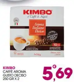 Rosa Cash Kimbo Caffè Aroma Gusto Deciso offerta