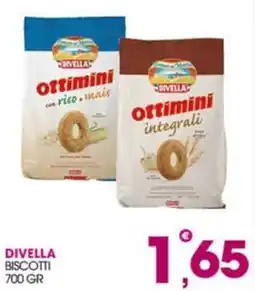 Rosa Cash Divella biscotti ottimini offerta