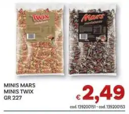 Vivo Supermercati Minis Mars Minis Twix offerta